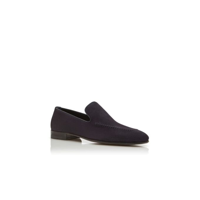 TRURO Marinblå Loafers