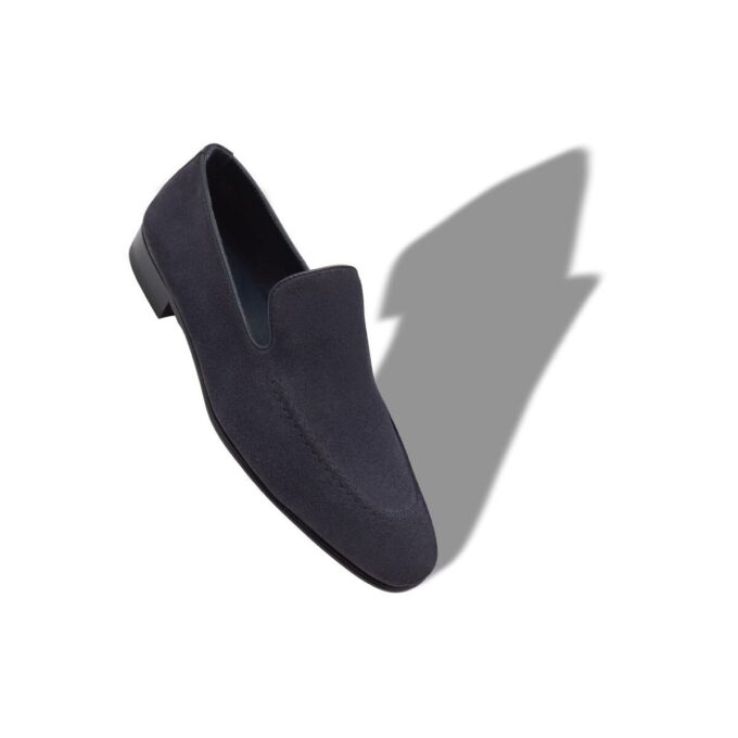 TRURO Marinblå Loafers