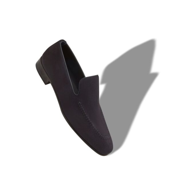 TRURO Marinblå Loafers