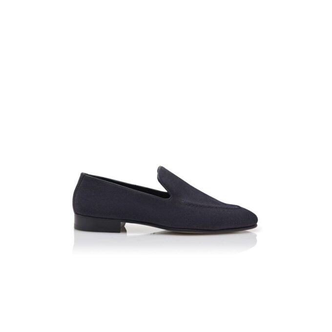 TRURO Marinblå Loafers