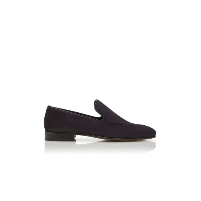 TRURO Marinblå Loafers